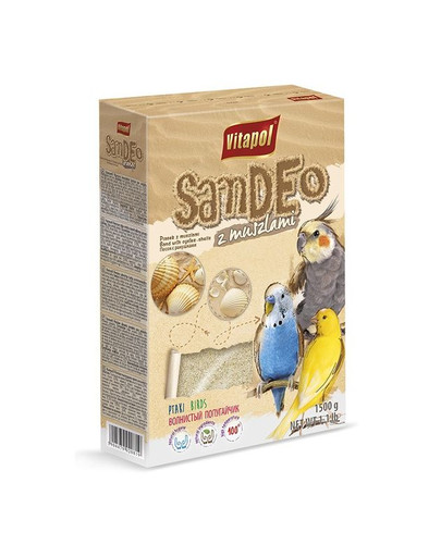VITAPOL Piesok pre vtáky - citrónový 1500g