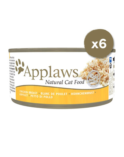 APPLAWS Konzervy pre mačky 6 x 70 g