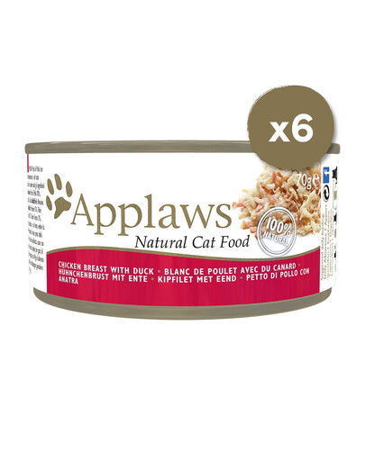 APPLAWS Konzervy pre mačky 6 x 70 g