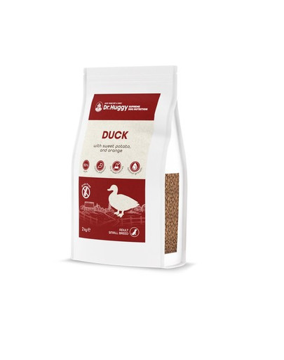 DR HUGGY Supreme Dog Nutrition kačacie mäso s batátmi a pomarančom 2 kg