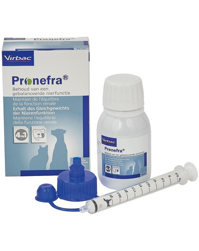 VIRBAC Pronefra Perorálny prípravok na obličky pre psov a mačky 60 ml