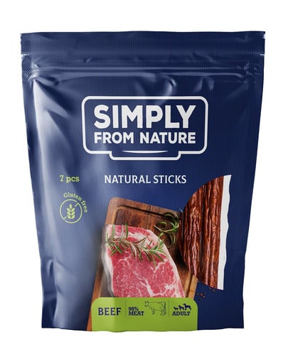 SIMPLY FROM NATURE Prírodné hovädzie tyčinky 7 ks