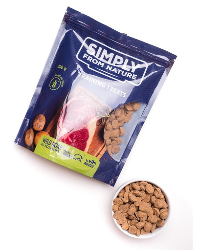 SIMPLY FROM NATURE Tréningové maškrty s diviačím mäsom 300g