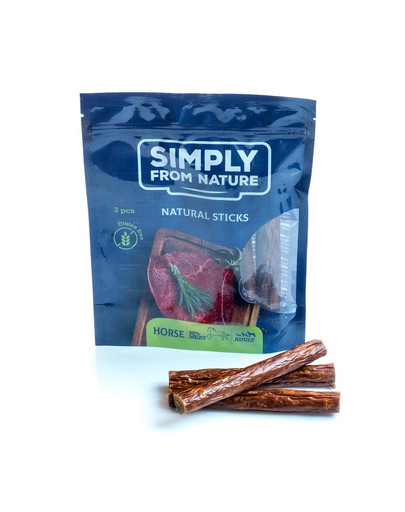 SIMPLY FROM NATURE tyčinky z konského mäsa 3 ks