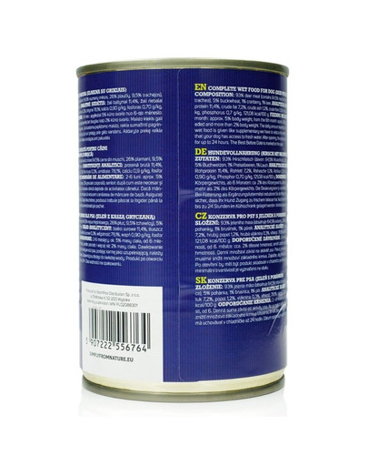 SIMPLY FROM NATURE Jelenie mäso s pohánkou 400 g