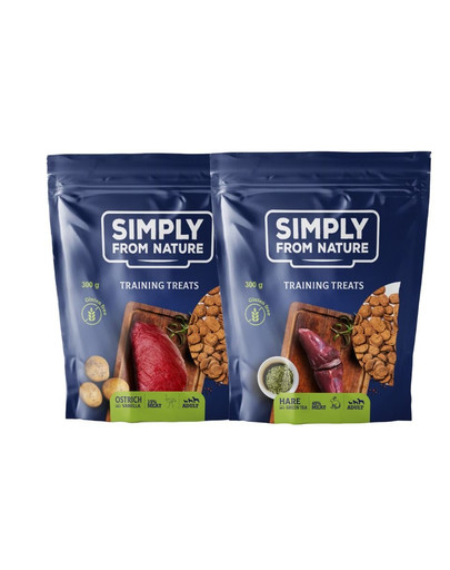SIMPLY FROM NATURE Sada Tréningové maškrty 300 g x 2 ks
