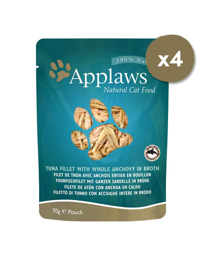 APPLAWS Cat Pouch Multipack 12 x 70 g Fish Selection