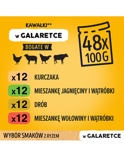 PEDIGREE Pedigree Junior v želé 48x100g