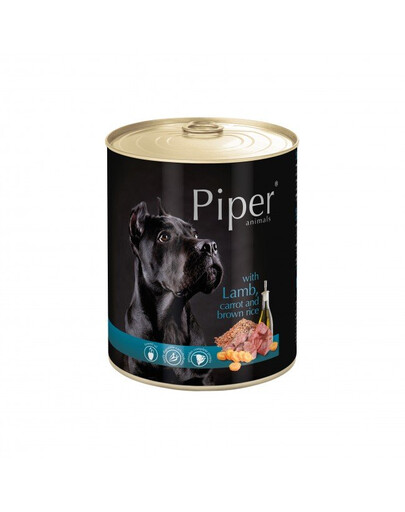 DOLINA NOTECI PIPER Adult pre dospelých psov jahňa, mrkva a hnedá ryža 800 g