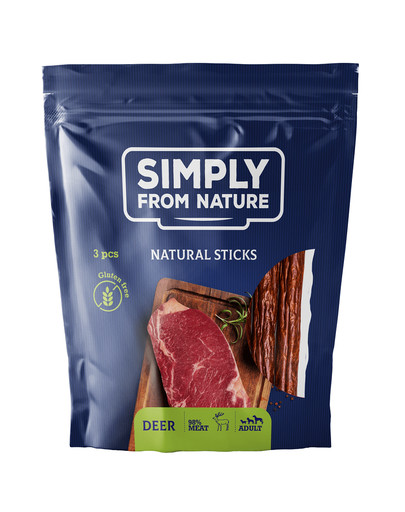 SIMPLY FROM NATURE Nature Sticks with deer  3 ks