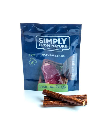 SIMPLY FROM NATURE Nature Sticks with deer  3 ks