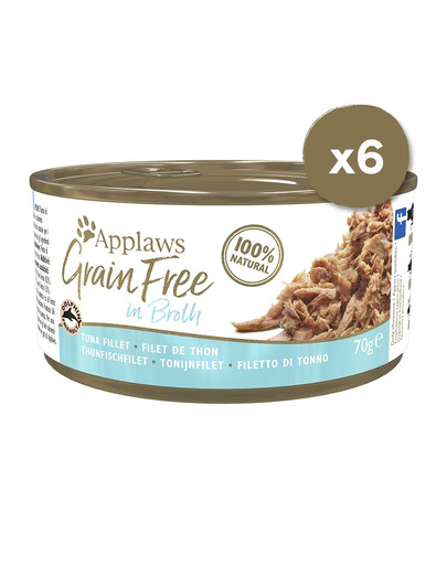 APPLAWS Cat Tin Grain Free 6 x 70 g tuniak