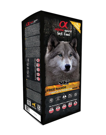 ALPHA SPIRIT Poultry 9 kg Kompletné suché mäkké krmivo z hydiny pre psov