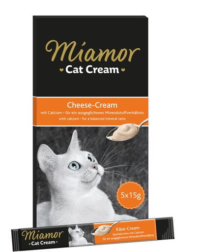 MIAMOR Cat CheeseCream smotanový syr 55x15ml