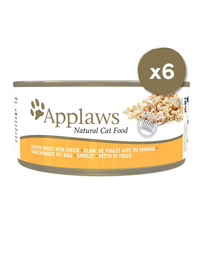 APPLAWS Cat Tin 6 x 156 g kura a syr