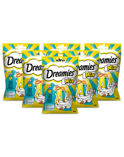 DREAMIES Dreamies losos a syr 6 x 60 g