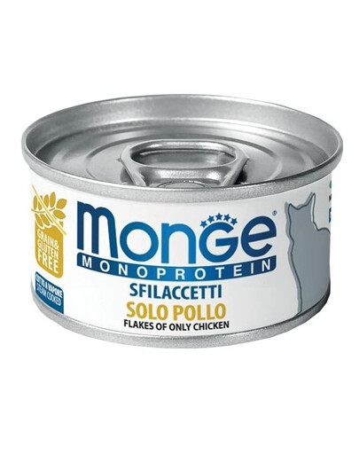 MONGE Cat Monoprotein Cat Kurča 80g