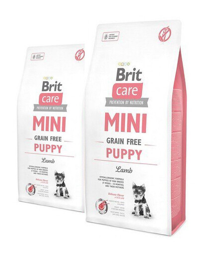 BRIT Care Mini Grain Free Mini Puppy lamb 2 x 7 kg