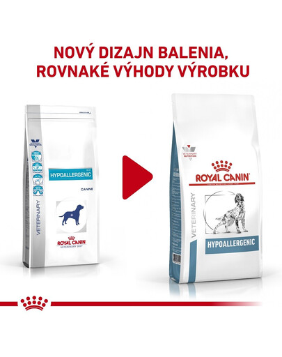 ROYAL CANIN VHN Dog Hypoallergenic 2 kg granule pre dospelých psov trpiacich potravinovými alergiami