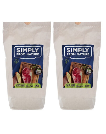 SIMPLY FROM NATURE Oven Baked Pečené krmivo s diviačím mäsom 2x1,2 kg