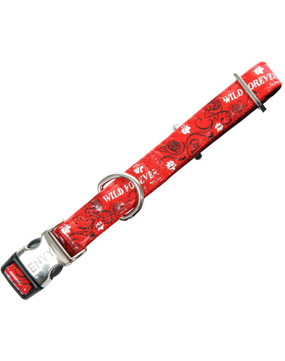 ZOLUX Envy Obojok regulovateľný wild forever 10 mm červený
