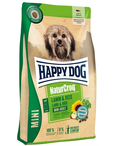 E-shop HAPPY DOG NaturCroq Mini Lamm&Reis 4kg Jahňacie mäso a ryža