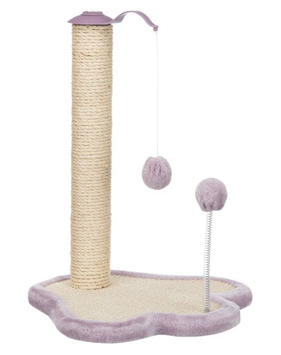 TRIXIE JUNIOR škrabadlo packa s guličkou na pružine a gumičke 40×50×38 cm