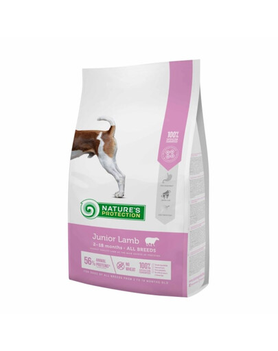 NATURES PROTECTION Junior Lamb All breeds 7,5 kg s jahňacím mäsom pre šteňatá
