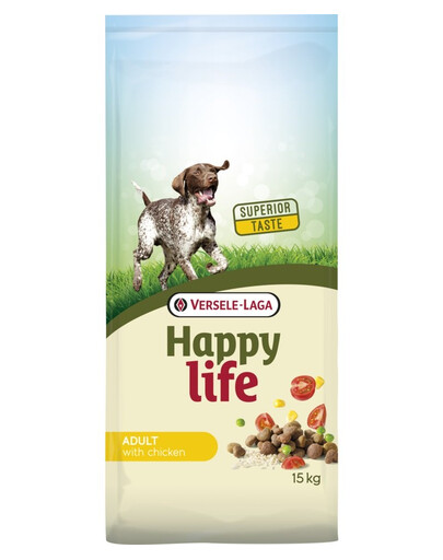 VERSELE-LAGA Happy Life Adult Chicken 15 kg+ 3 kg FREE