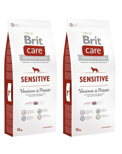 BRIT Care Sensitive zverina so zemiakmi 24 kg (2 x 12 kg)
