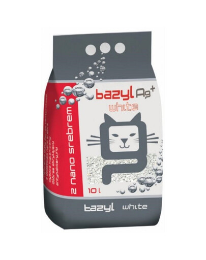 BAZYL Ag+ Compact White 20 L podstielka pre mačky s nanostriebrom
