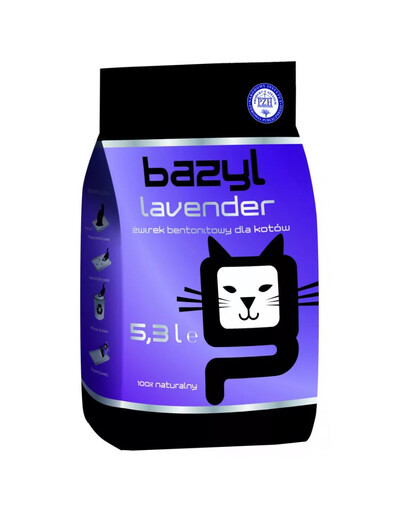 BAZYL Lavender Premium 5,3L podstielka pre mačky benit