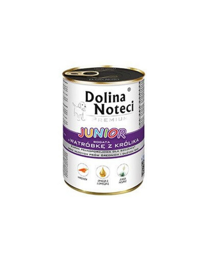 DOLINA NOTECI Premium Junior bohaté na králičiu pečeň 400g