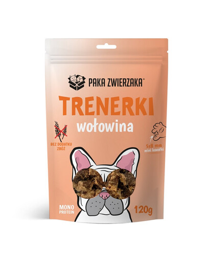 PAKA ZWIERZAKA Hovädzí tréneri pre psov 120 g