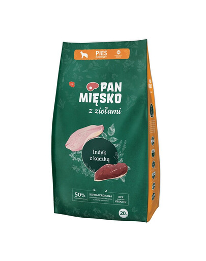 PAN MIĘSKO s bylinkami Morka s kačicou M 20 kg
