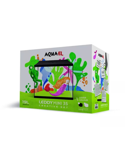 AQUAEL Akvarijný set Leddy Mini 35 biely