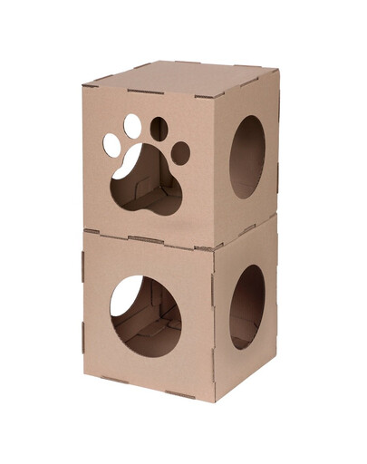 CARTON+ PETS Kartónové modulárne domčeky pre mačky Twins