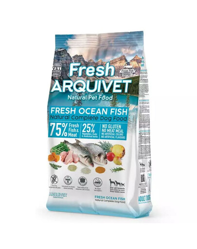 ARQUIVET Fresh Polovlhké krmivo pre psov oceánske ryby 2,5 kg
