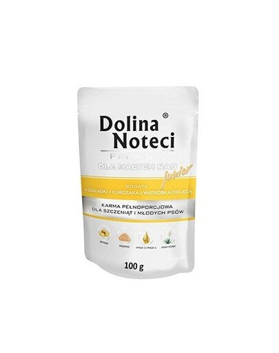 DOLINA NOTECI Premium Junior kuracie žalúdky a teľacia pečeň 100 g