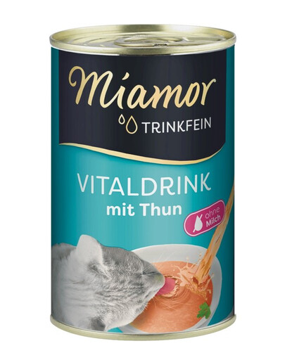 MIAMOR Trinkfein Tuniaková polievka pre mačky 135 g
