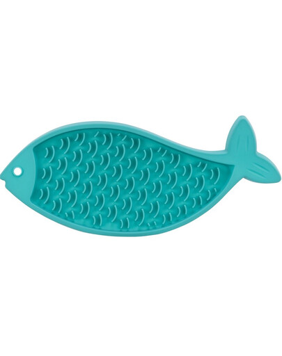 TRIXIE Podložka Lick'n'Snack v tvare ryby 28 cm