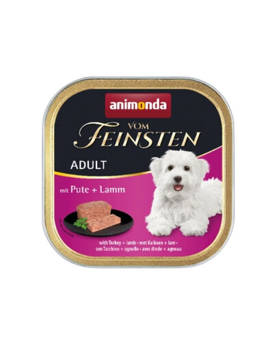 ANIMONDA Vom feinsten classic paštéta pre psov morčacie, jahňacie 150 g
