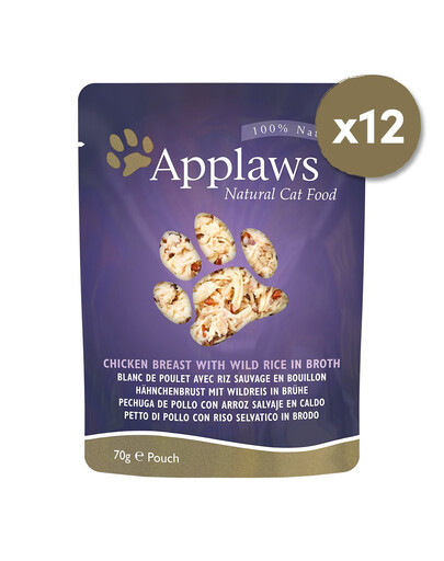 APPLAWS Kapsičky pre mačky 12 x 70 g