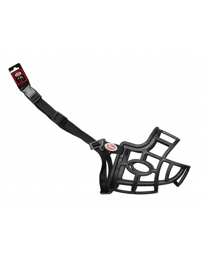 PET NOVA Flexibilný plastový náhubok XL 39cm popruh 57-75cm