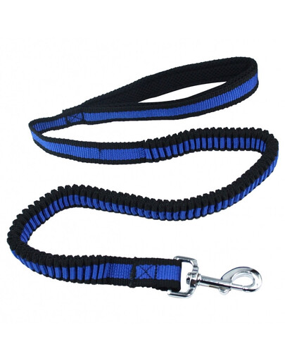 PET NOVA Vodítko Bungee 2,5cm x120-180cm modré