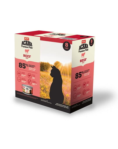 ACANA Premium Pate Beef 8 x 85 g