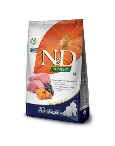 N&D Pumpkin Lamb&Blueberry Puppy Medium&Maxi 100 g