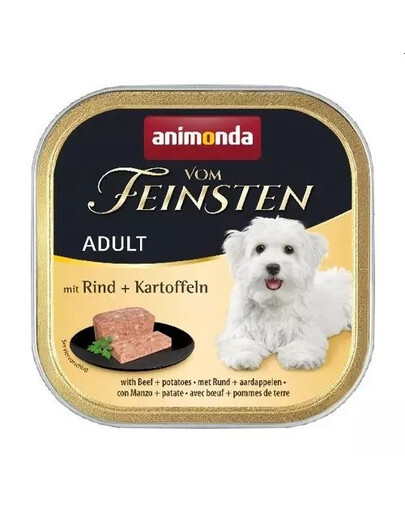 E-shop ANIMONDA Vom Feinsten Adult hovädzie mäso a zemiaky 22x150 g
