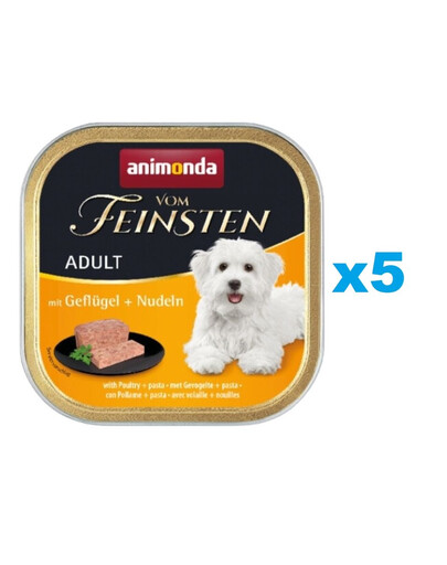 ANIMONDA Vom Feinsten hydina s cestovinou 5 x 150 g
