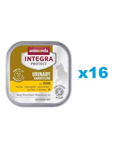 ANIMONDA Integra Protect Urinary Struvit with Chicken 16x100 g